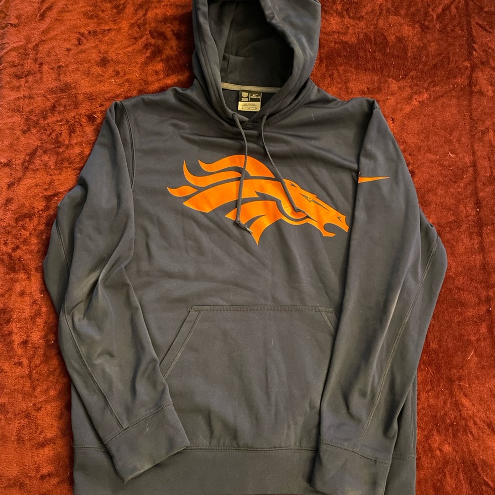 Broncos Nike pullover dri-fit hoodie